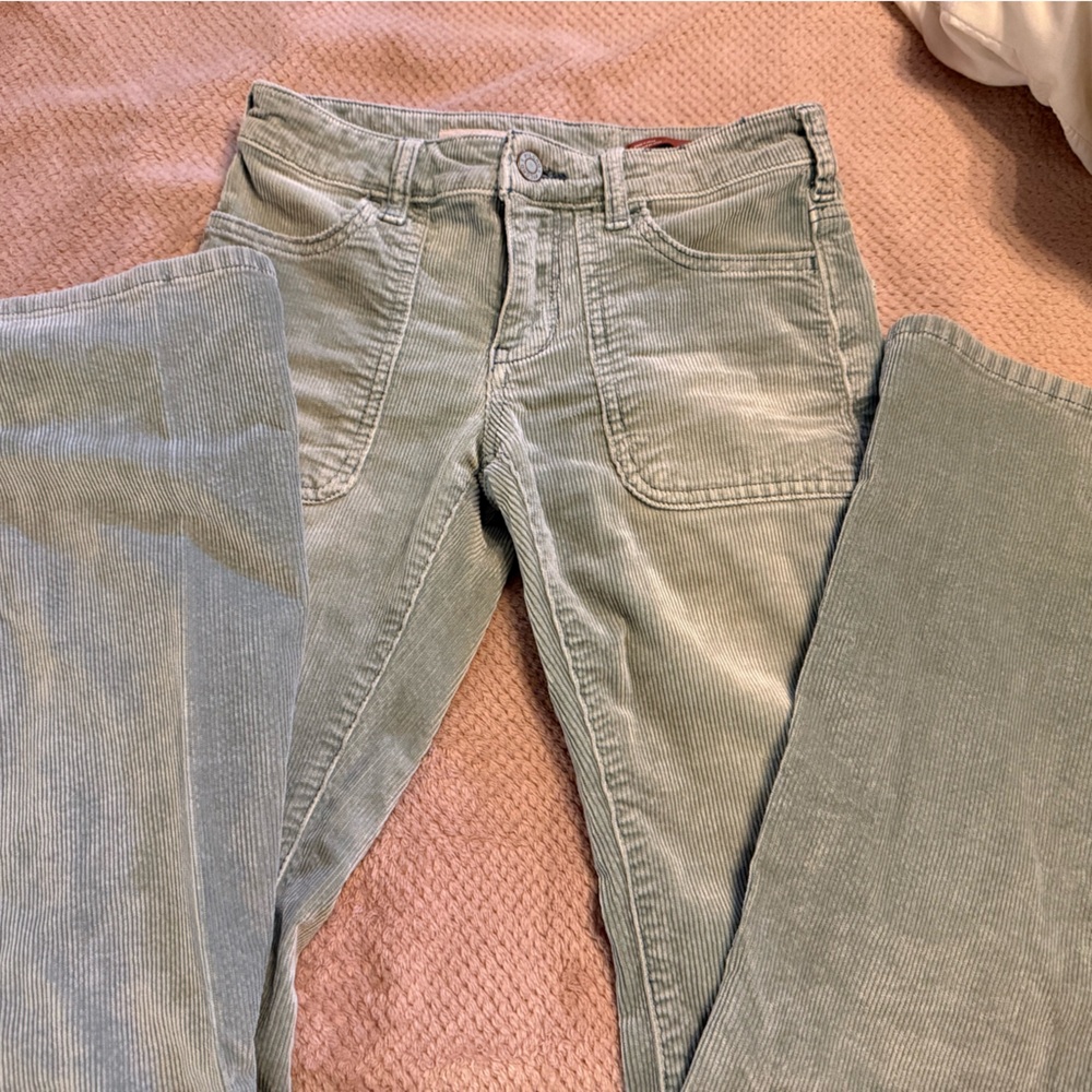 Light Blue Corduroy Vintage Anthropologie Flare